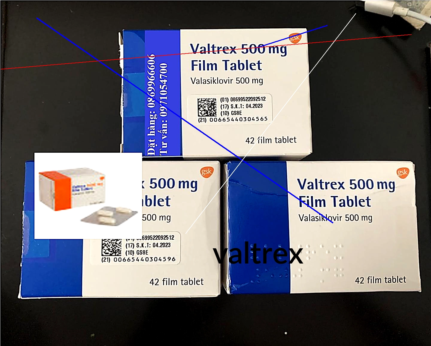 Valtrex prix